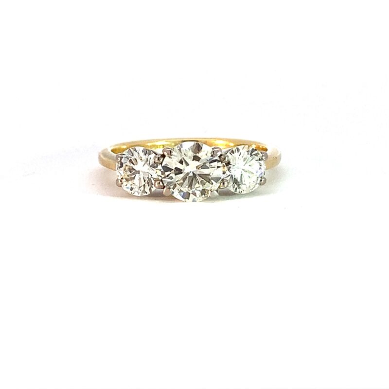 Three Stone Diamond Ring