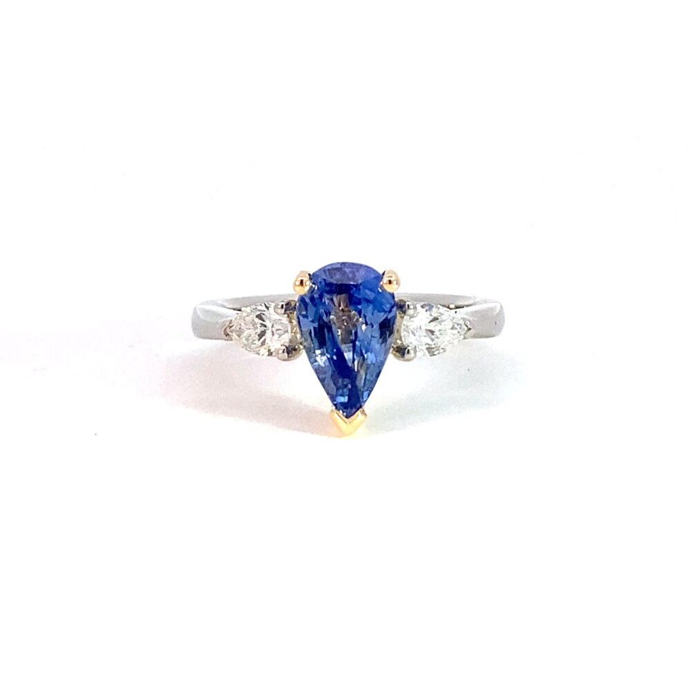 Sapphire & Diamond Ring