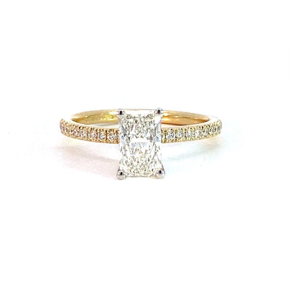 Radiant Cut Diamond Ring - 1.21carat