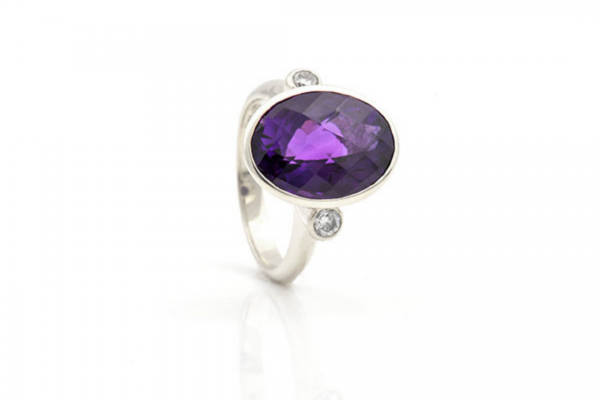 Amethyst Ring Christopher Evans Goldsmiths